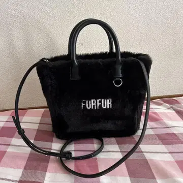 FURFUR 에코퍼 토트백 블랙