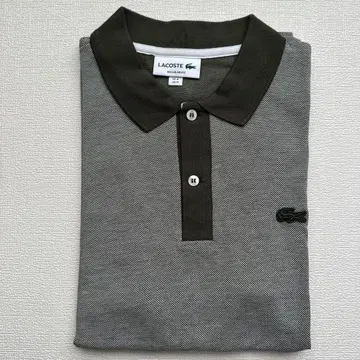 라코스테 피케 셔츠 블랙 REGULAR FIT 남성용 M 사이즈
