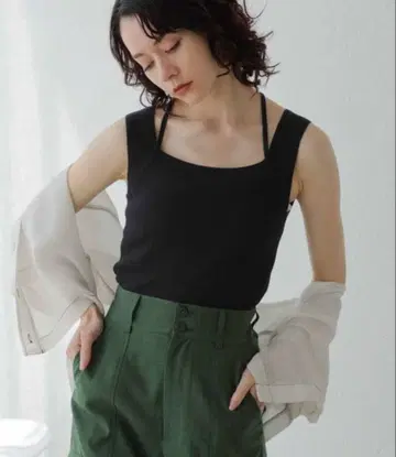 JEANASIS 2WAY 넥 탱크