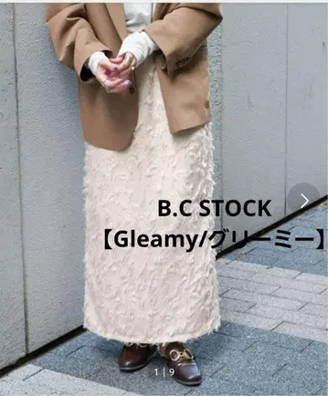 B.C STOCK [ Gleamy ] 자카드 스커트 가을/겨울 트렌드