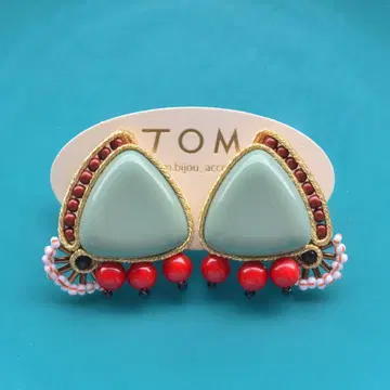 TOM 삼각 소타시 귀찌 미사용 미개봉 새상품