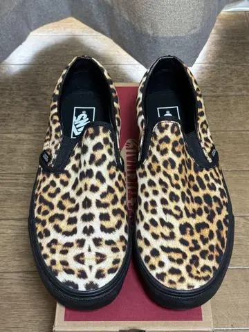 반스 클래식 슬립온 그런지 팩 레오파드 27.5cm