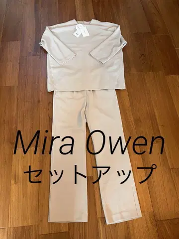 Mira Owen 미라 오웬 코쿤 블라우스 x 이지 팬츠 셋업