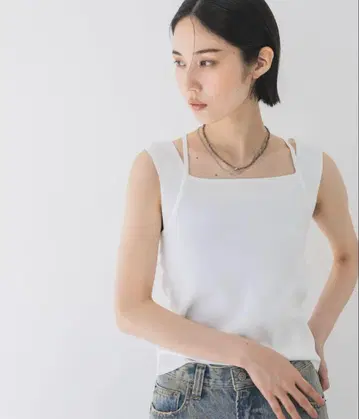 JEANASIS 2WAY 넥 소우발이 탱크