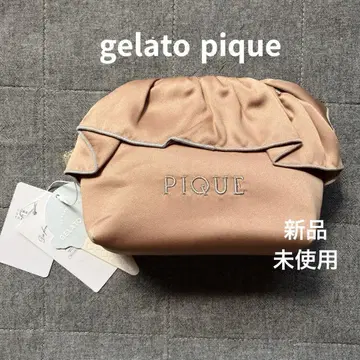 [ 새상품 미사용 ] 젤라또피케 PIQUE 베이지 프릴 파우치