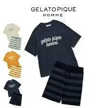 [ 새상품 ] gelato pique HOMME 스무디 lite 셋업