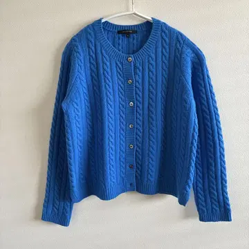 MACPHEE 케이블 크루넥 가디건