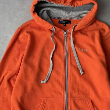14320 VANS 반스 원포인트 자수 로고 지퍼 후드티 속기모