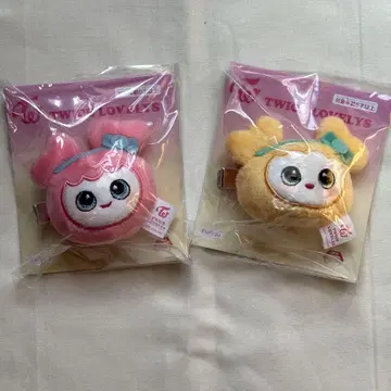 GIGO 한정판 TWICE 봉제 인형 헤어핀 모모 지효