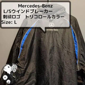 메르세데스 벤츠 L/S 윈드 브레이커 3색 컬러 자수 로고 L