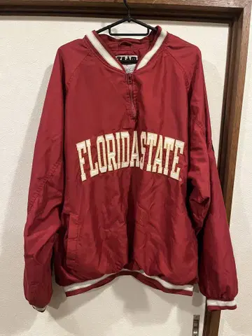 FLORIDA STATE 바시티 자켓 레드