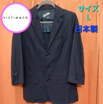 Victim 빅팀 얇은 소재 자켓 7부 소매 일본제 L