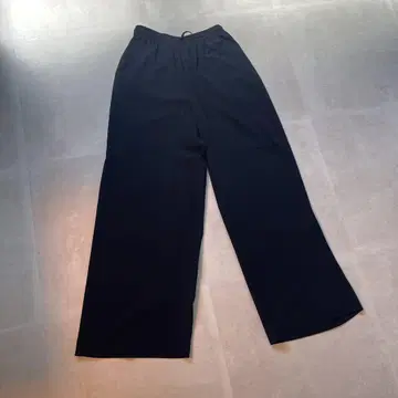 DKNY 블랙 와이드 팬츠 울 100%