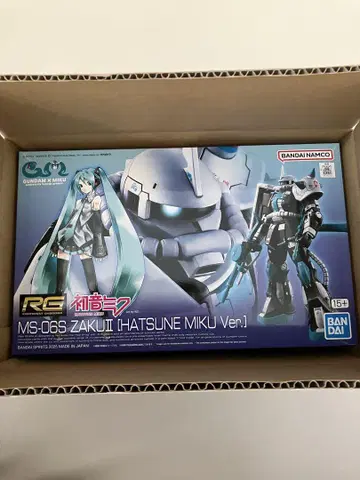 미개봉 새상품 RG MS-06S ZAKU II (하츠네 미쿠 Ver.)