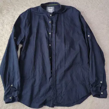 ZARA 네이비 릴랙스핏 셔츠 L