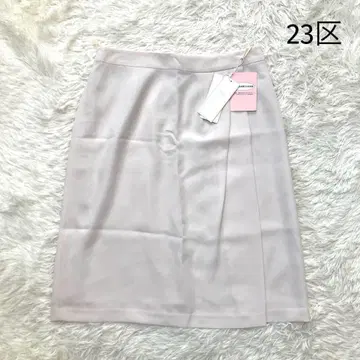 23구 택 포함 새상품 수트 스커트 트리아세테이트 빅 사이즈 42