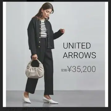 유나이티드 애로우즈 골드 버튼 자켓 스냅 자켓 네이비