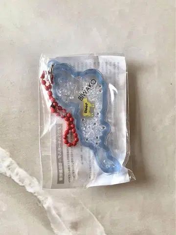비와코 아크릴 키링 류오카가미노사토 한정판 오미규 스카이블루