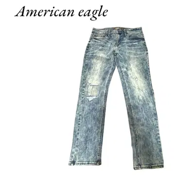 AMERICAN EAGLE 아메리칸 이글 데님 테이퍼드 데미지