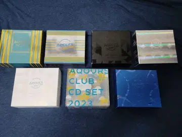러브 라이브! 선샤인!! Aqours Club CD Set 전 7권 세트