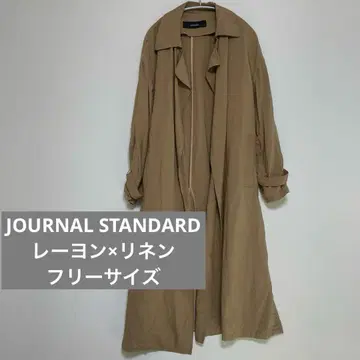 JOURNAL STANDARD 트렌치코트 레이온 x 린넨 프리 사이즈