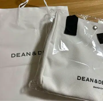 DEAN & DELUCA 화이트 토트백