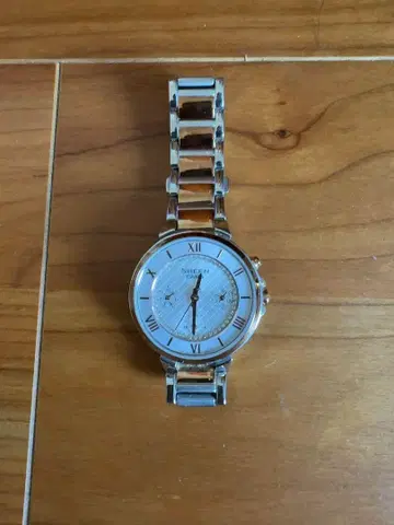 CASIO SHEEN 실버 아날로그 시계