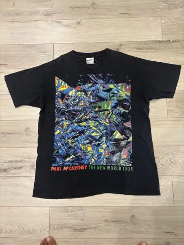 확실한 정품 빈티지 90s 폴 매카트니 티셔츠