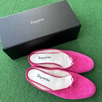 [ 새상품, 미착용 ] repetto 카미유 뮬 핑크