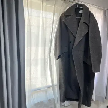 에트레토쿄 더블 브레스트 울 코트