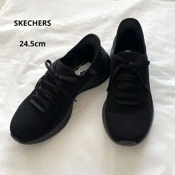 스케쳐스 핸즈프리 슬립인즈 24.5 블랙