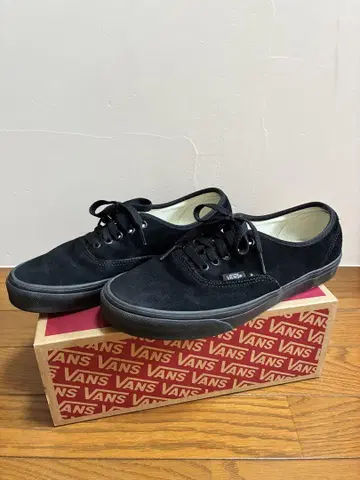 Vans 오센틱 블랙 스웨이드