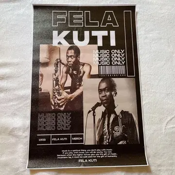 Fela Kuti 페라 쿠티 캔버스 포스터