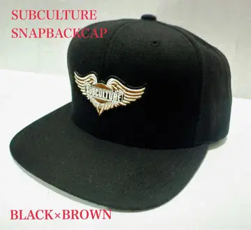 SC SubCulture SNAPBACK CAP BLACK x BROWN