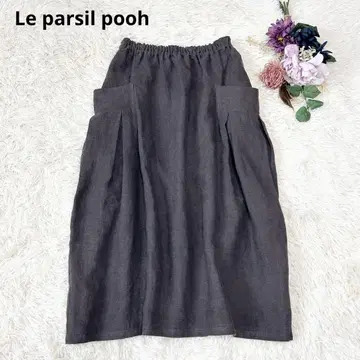 Le parsil pooh 라파세리푸 푸산 린넨 스커트 린넨 100%