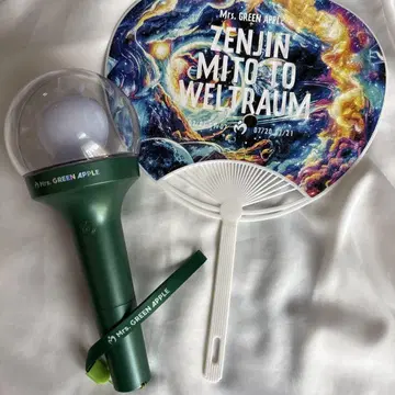 Mrs. GREEN APPLE 응원봉과 부채 세트