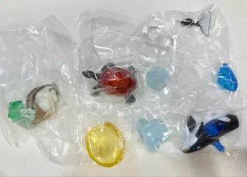 생물 x 보석 3 애니멀 트랙션 가챠 4종