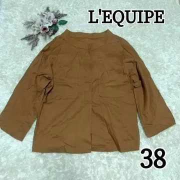 L'EQUIPE 레킵 요시에 이나바 스탠드 카라 자켓 블루종