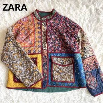 ZARA 퀼팅 자켓 충전솜 민족