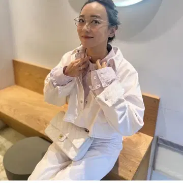 로지몬스터 데님 상의