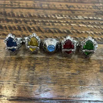 가정교사 히트맨 REBORN! 봉고레 반지 5종 세트 당시 애니메이션