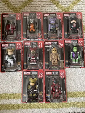 Happy 복권 MARVEL BE@RBRICK 묶음 판매