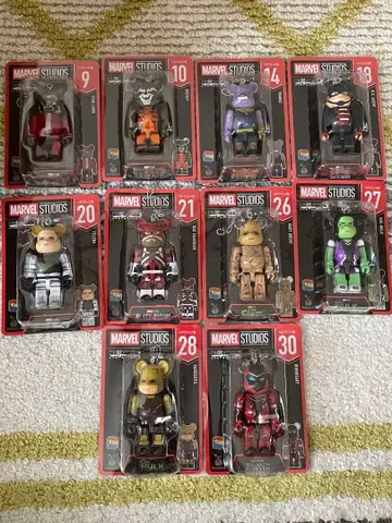Happy 복권 MARVEL BE@RBRICK 묶음 판매