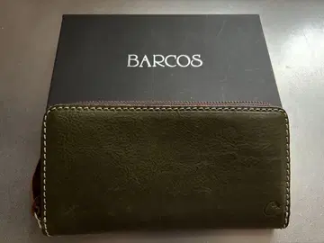 금전운 업! BARCOS 다크 그린 장지갑