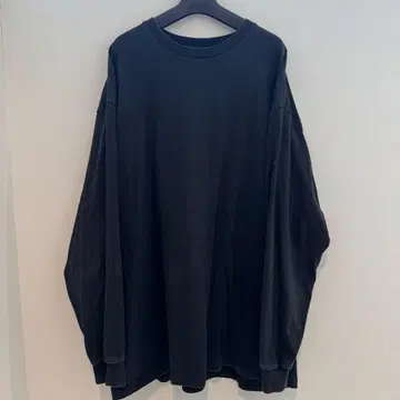 Graphpaper L/S Oversized Tee BLACK