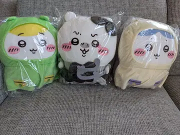 새상품, 미사용, 미개봉 치이카와 (먼작귀) 봉제 인형 3개 세트!!