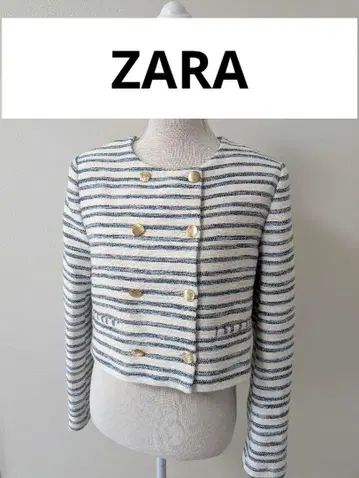 ZARA 보더 노카라 자켓
