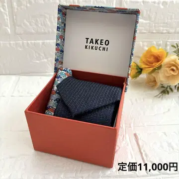 새상품 TAKEO KIKUCHI 다케오 키쿠치 손수건 넥타이 기프트 세트