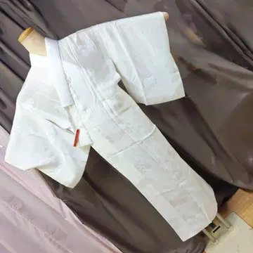 화이트 장주반 순수 실크 [ 2470 ] (159cm 전후 분)