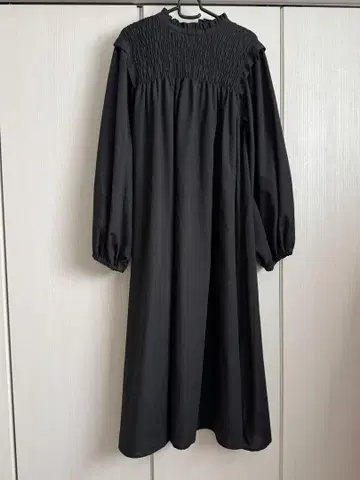 택 포함 새상품 블랙 셔링 롱 원피스 M 사이즈